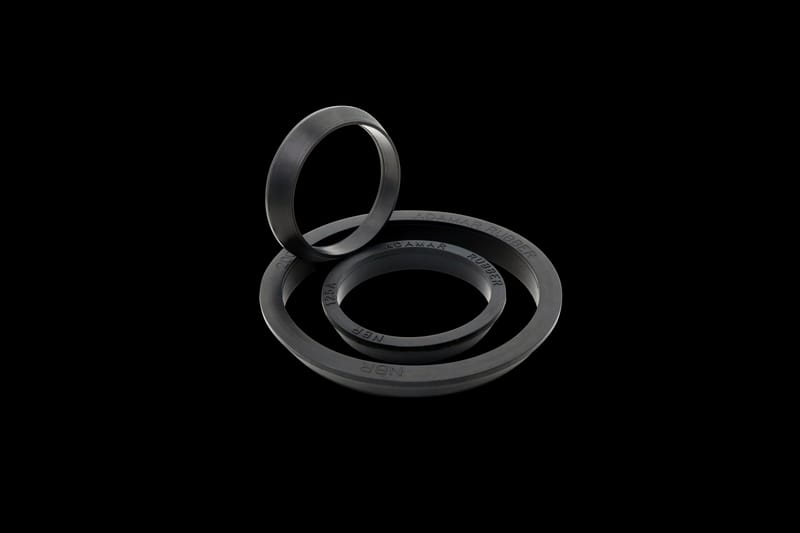 Rubber sealing components